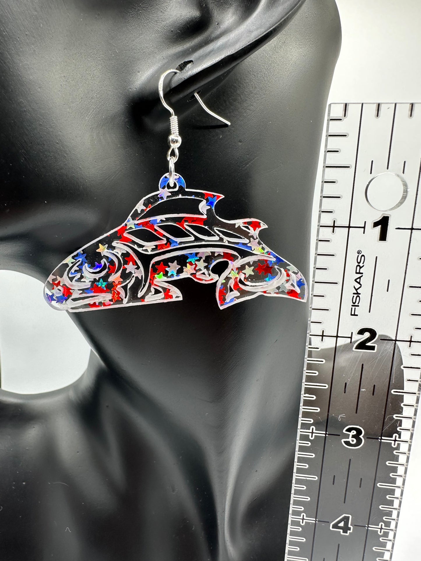 Firework Salmon Earrings